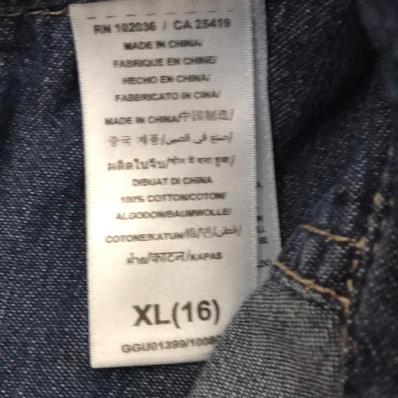 GUESS Denim Dress Girls XL - Picture 6 of 8